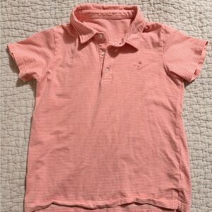 Children's Pink Striped Polo Shirt by